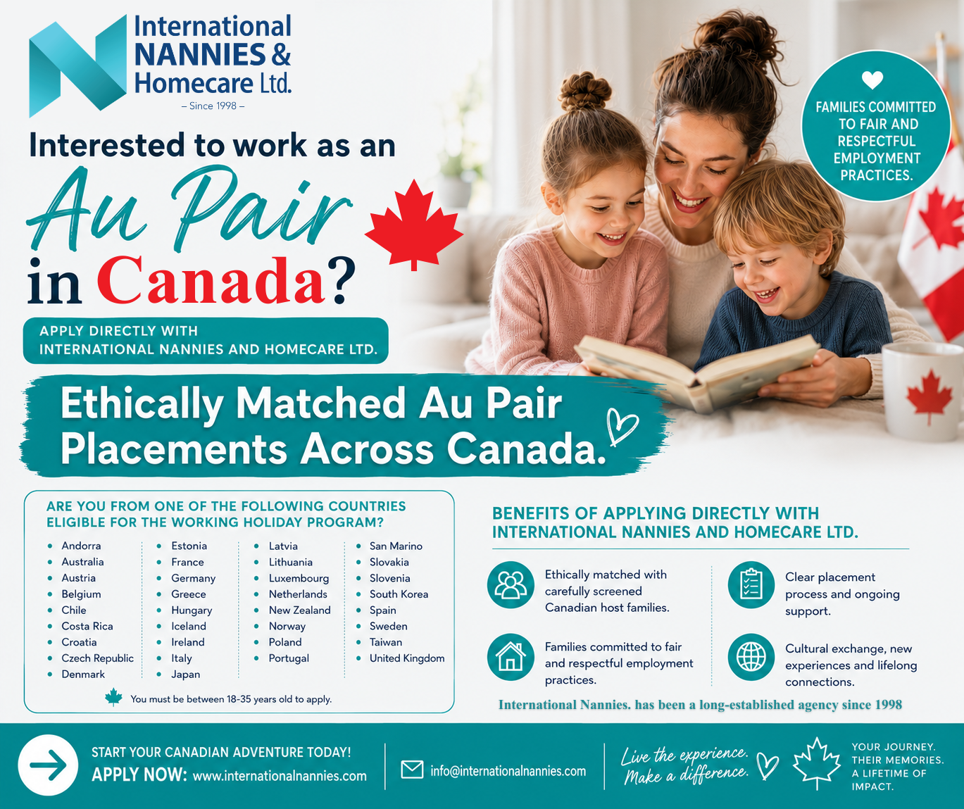 Au Pair in canada
